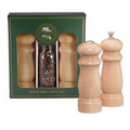 6" Salem Natural Pepper Mill/Salt Shaker Gift Set